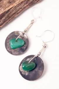 Ethnic Earrings Agate by Ertisun 4