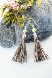 Green Pearl Earrings Ertisun Jewellery 3