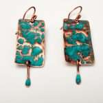 Turquoise Copper Earrings