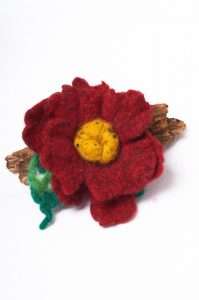Handmade Brooches Felt Flowers by Ertisun Ireland 111