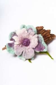 Handmade Brooches Felt Flowers by Ertisun Ireland 113