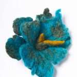 Laguna Felt Flower Brooch