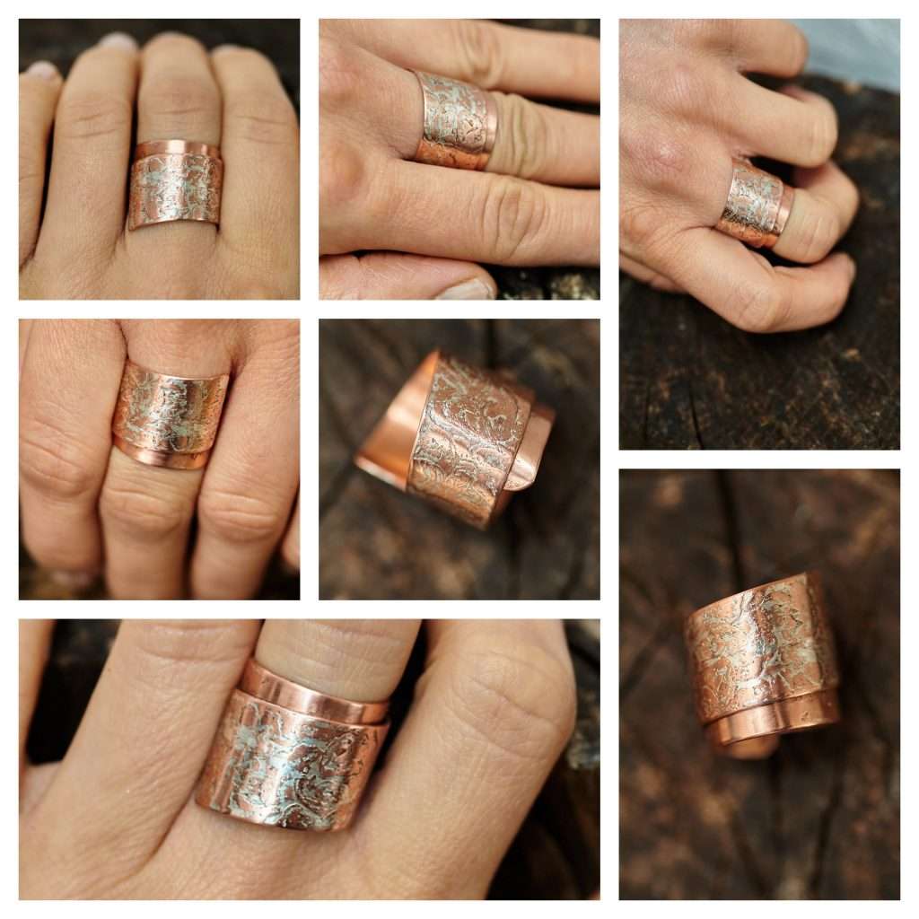 Buy Handmade Copper Flame Ring » Handmade Jewellery Ireland