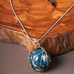 Ceramic Ball Copper Pendant