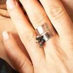 Opaque Handmade Adjustable Copper Ring