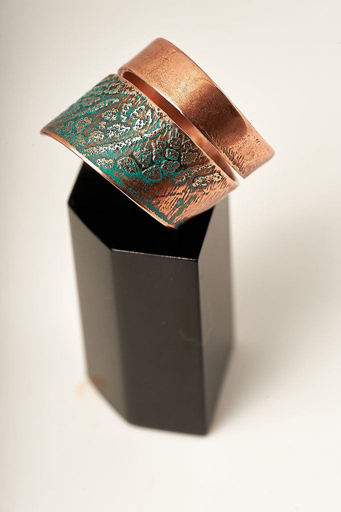 Handcrafted Beautiful Copper Set Ring Bracelet designed by Ertisun 1