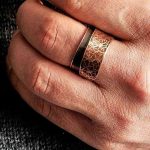 Leopard Band Handmade Ring Band for Men
