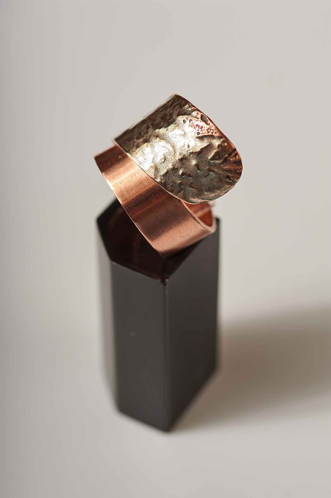 Hidden in Silver Womens Silver Copper Ring Handmade by Edyta Rosinska from Ertisun 5