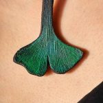 Leather Japanese Ginkgo Small