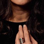 Copper Green Moss Ring