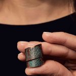 Copper Green Moss Ring