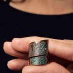 Copper Green Moss Ring