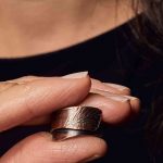 Leaf Reflection Copper Ring