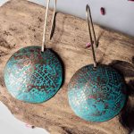Boho Copper Patina Earrings