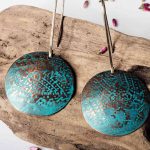 Boho Copper Patina Earrings