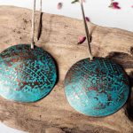 Boho Copper Patina Earrings