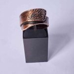 Leaf Reflection Copper Ring