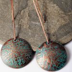 Boho Copper Patina Earrings II