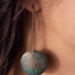 Boho Copper Patina Earrings II