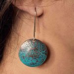 Boho Copper Patina Earrings