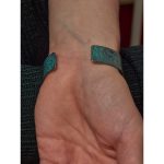 Rustic Wood  Copper Bracelet