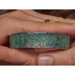 Rustic Wood  Copper Bracelet