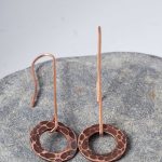 Circles  Copper Earrings I
