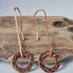 Circles  Copper Earrings I