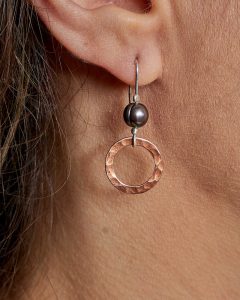 Pearl Earrings & Copper Earrings collection by Ertisun