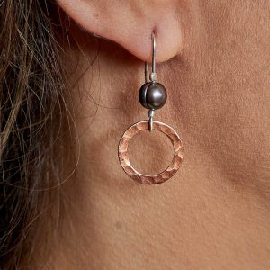 Pearl Earrings & Copper Earrings collection by Ertisun