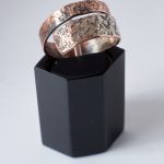 Organic Copper-Silver Adjustable Ring