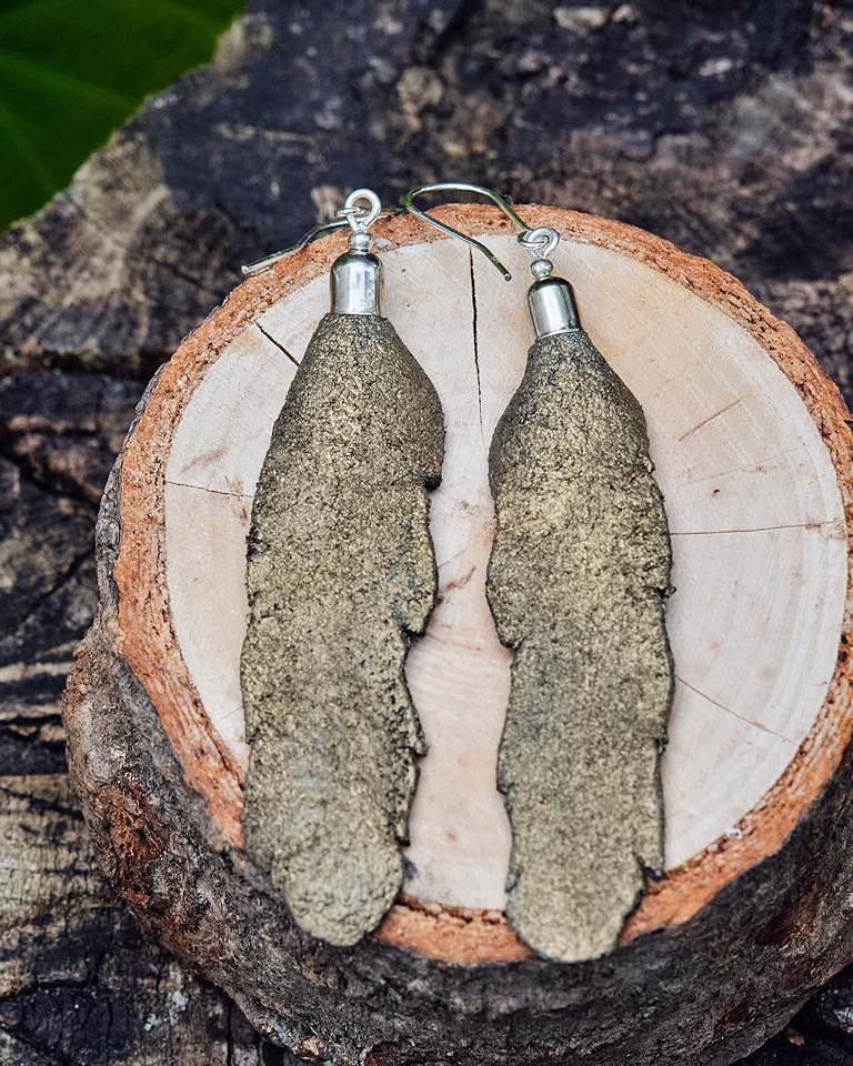 Leather Earrings Autumn Collection