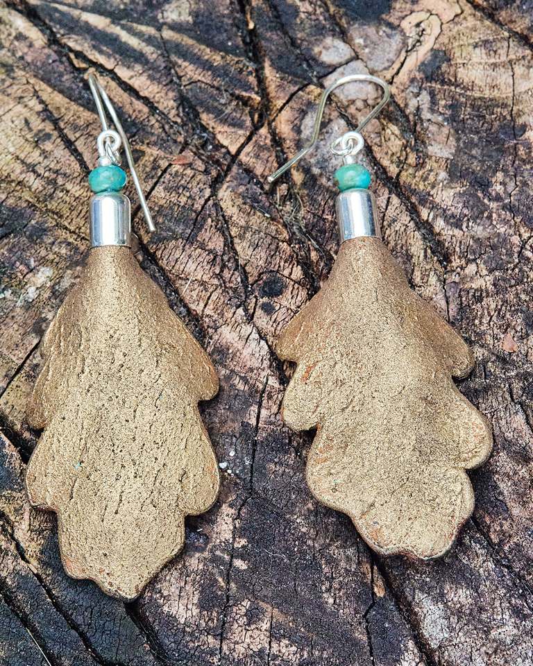 Leather Earrings Autumn Collection