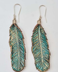 Leather Earrings Autumn Collection