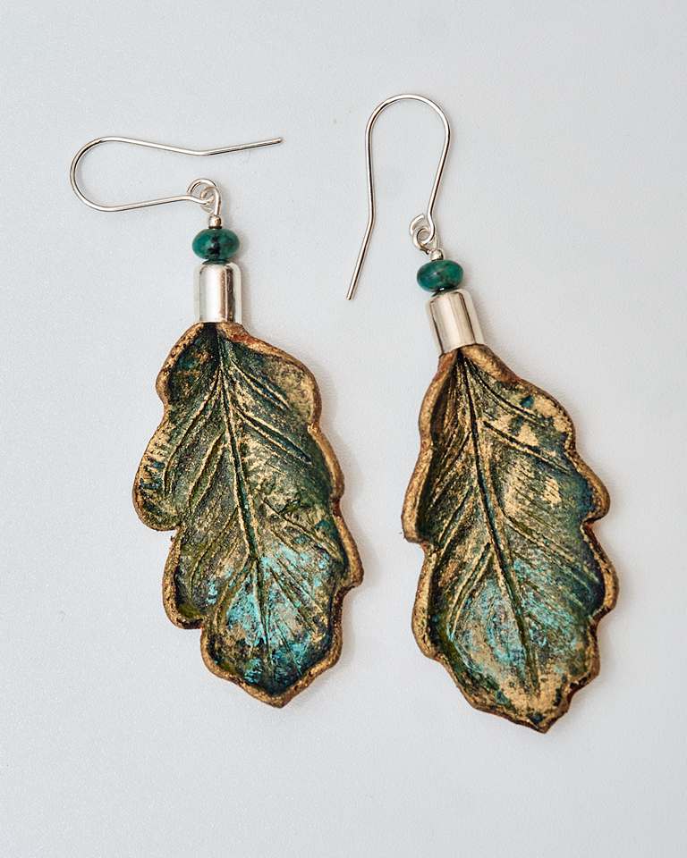 Leather Earrings Autumn Collection