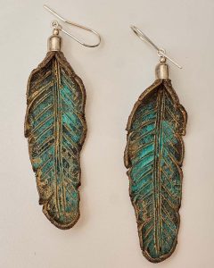 Leather Earrings Autumn Collection